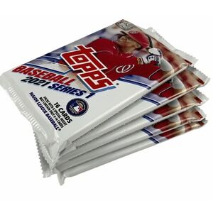 2021 Topps Baseball Series 1 Cello Packs Brand New In Hand -5 Pack Lot